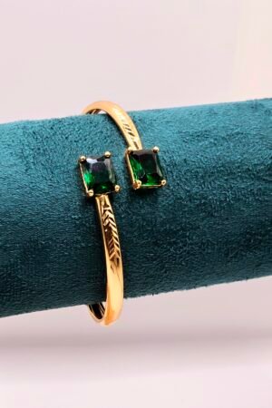 cuff bangle- greenstone